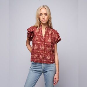 Ulla Johnson Lilli Top in Amaranthus size 4